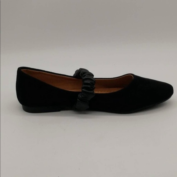 🐞🐞🐞 Yoki Womens Geneva-60 Ballet Flats Shoes Black Slip On Pointed Toe 8.5 - Picture 1 of 9